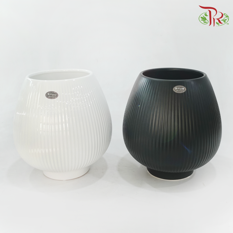 HCZ-551 - Black Pot / White Pot (HCZ-551MB / HCZ-551W) (With Colour Options)