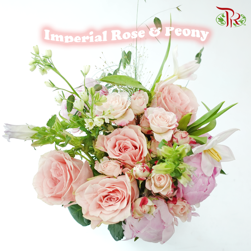 Signature Weekly Flower Bunch - Imperial Rose & Peony (Big Bunch)