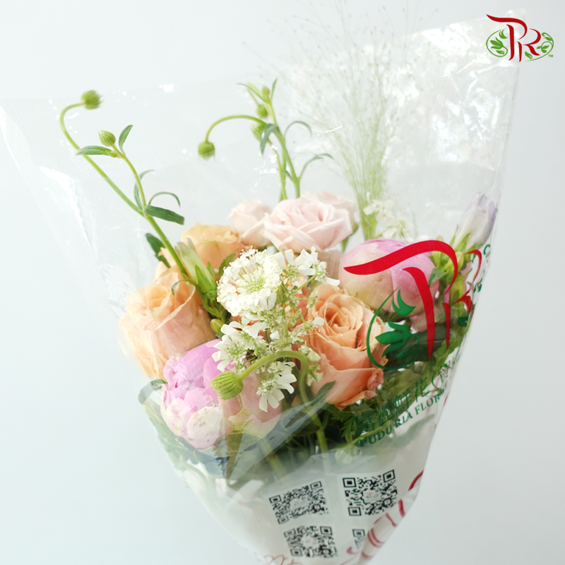 Signature Weekly Flower Bunch - Graceful Peony Petals (Medium Bunch)