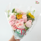 Signature Weekly Flower Bunch - Sunflower Serenade in Pink (Big Bunch)