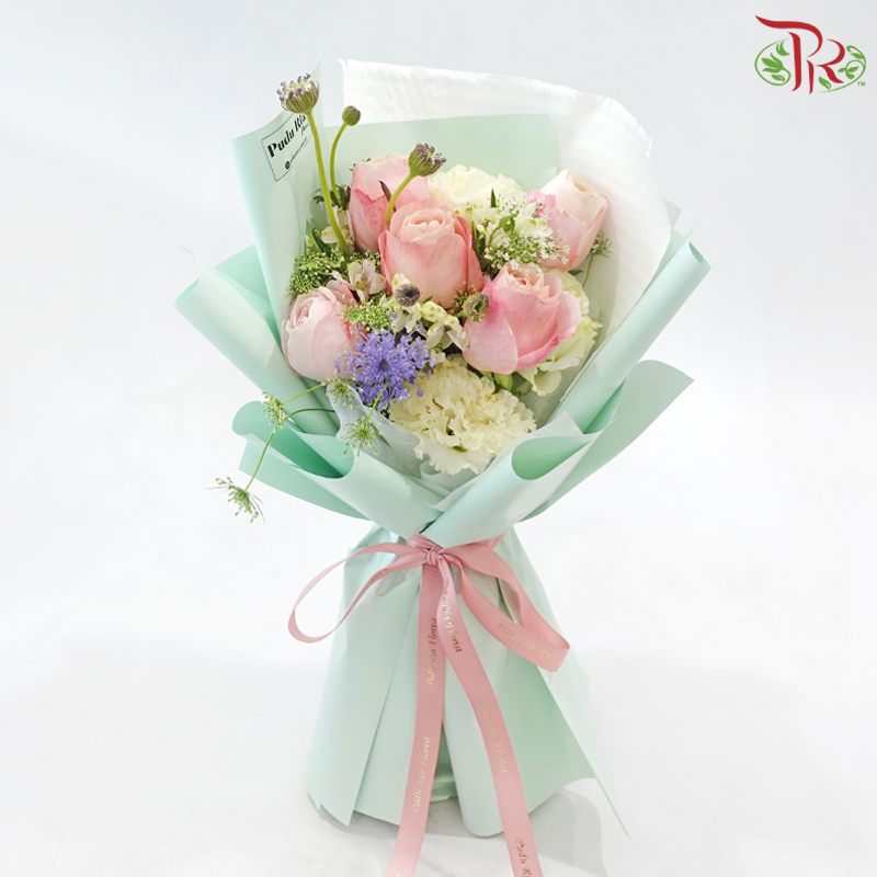 Signature Weekly Flower Bunch - Soft Hues of Nature (Medium Bunch)