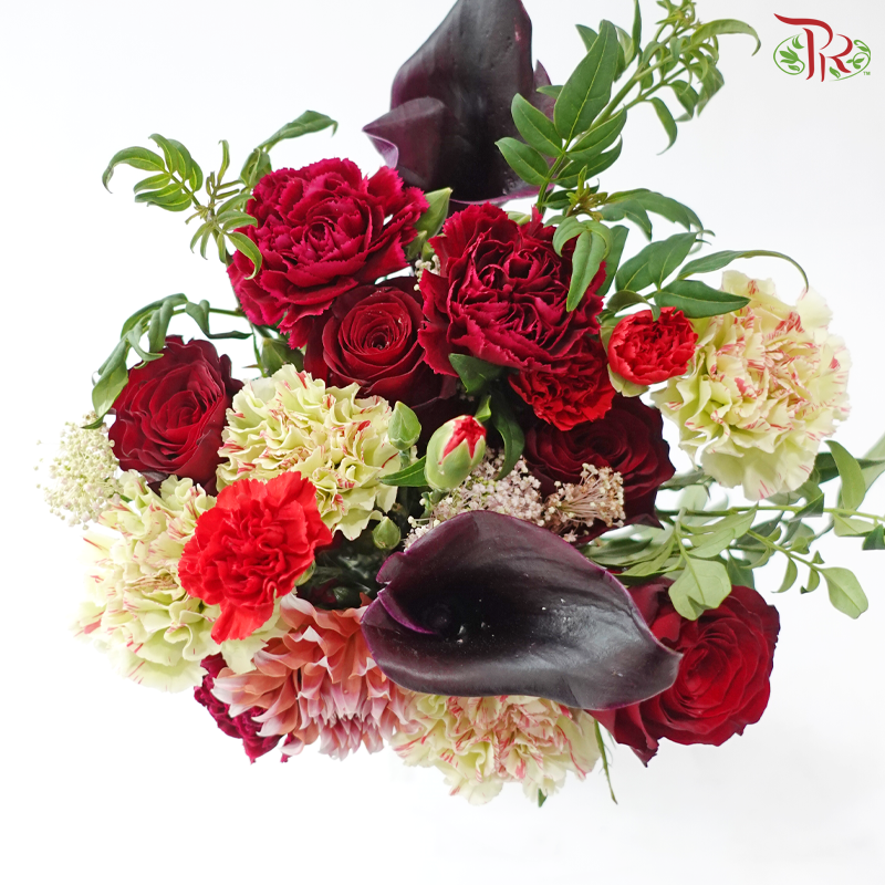 Signature Weekly Flower Bunch - Royal Crimson Garden (Big Bunch)