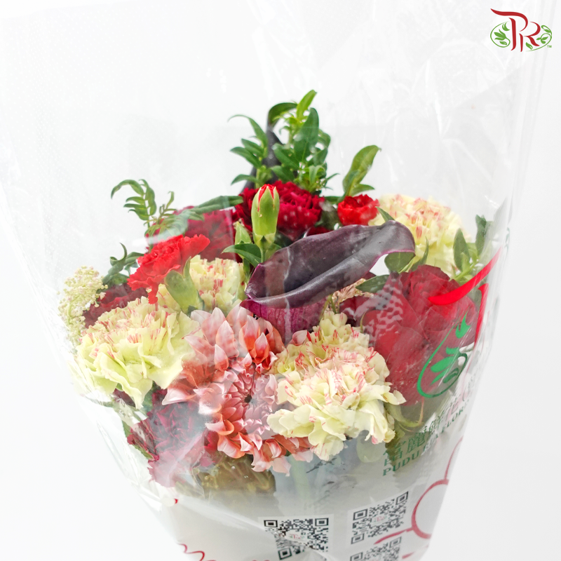 Signature Weekly Flower Bunch - Royal Crimson Garden (Big Bunch)