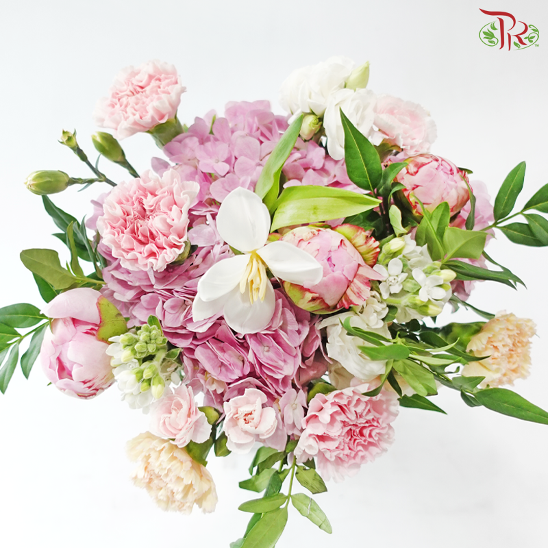 Signature Weekly Flower Bunch - Blushing Peonies for Mum (Big Bunch)