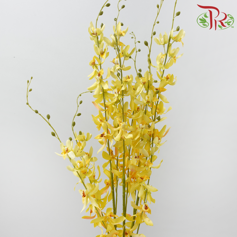 43.5" - Artificial Spider Orchid Spray - Yellow (3 Stems)