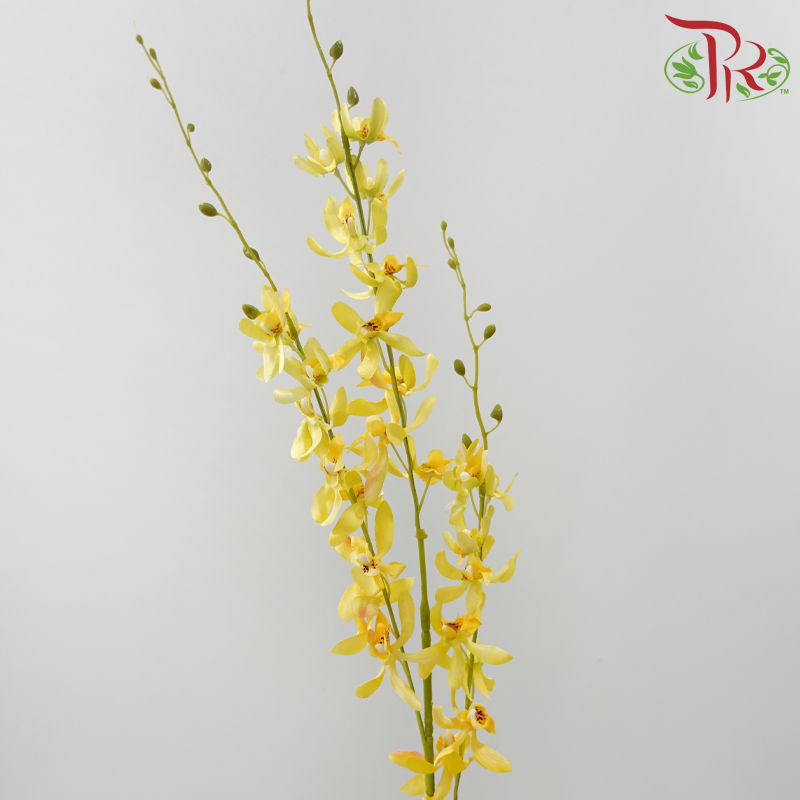 43.5" - Artificial Spider Orchid Spray - Yellow (3 Stems)