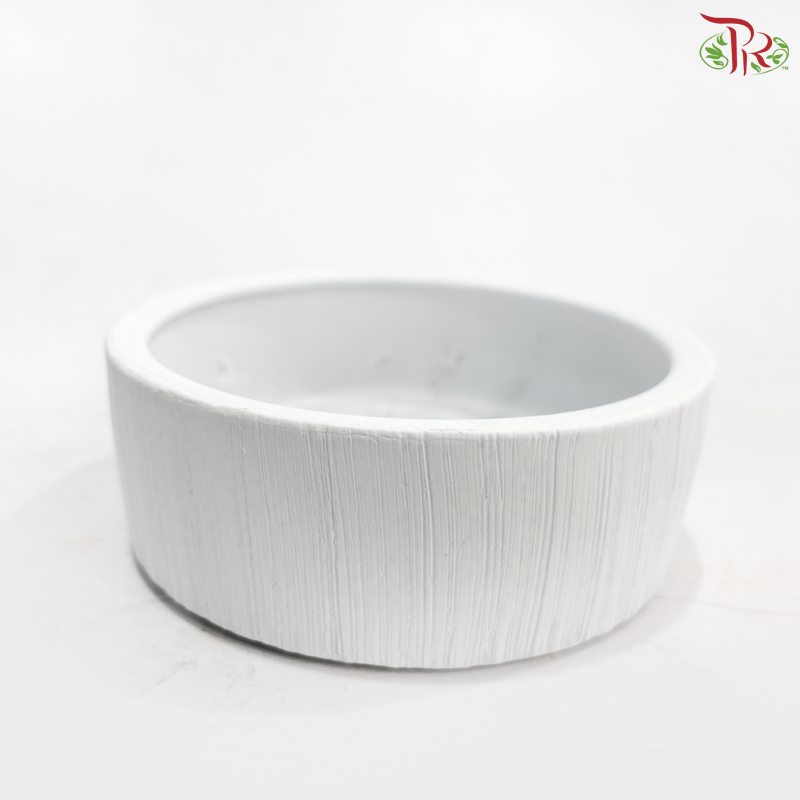 431928T - Detachable Glass Jar Vase With White Colour Base