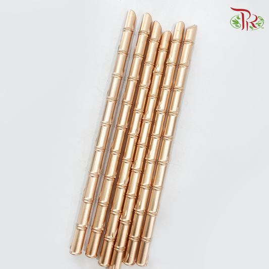 45cm - Golden Bamboo Decoration (6 Sticks)《如意金竹》