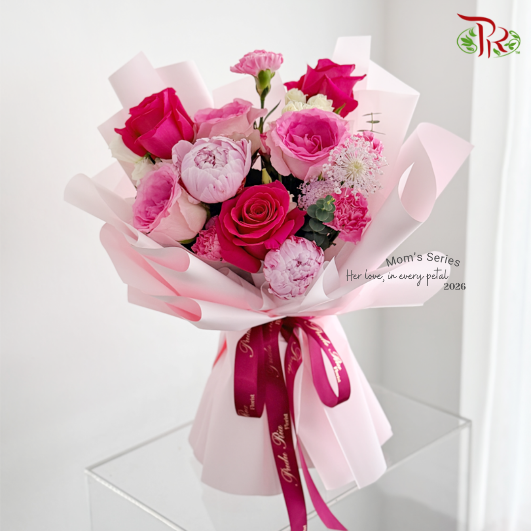 【Mum's Series】Fuchsia Petals of Love Bouquet