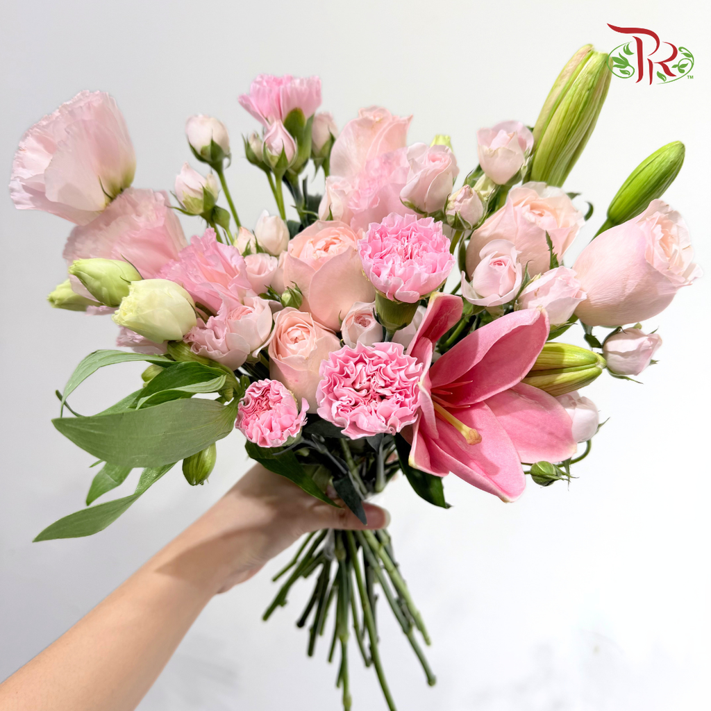 Signature Weekly Flower Bunch - Pink Darling Reverie (Medium Bunch)