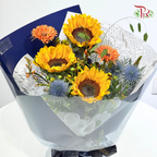 Signature Weekly Flower Bunch - Golden Hour Radiance (Medium Bunch)
