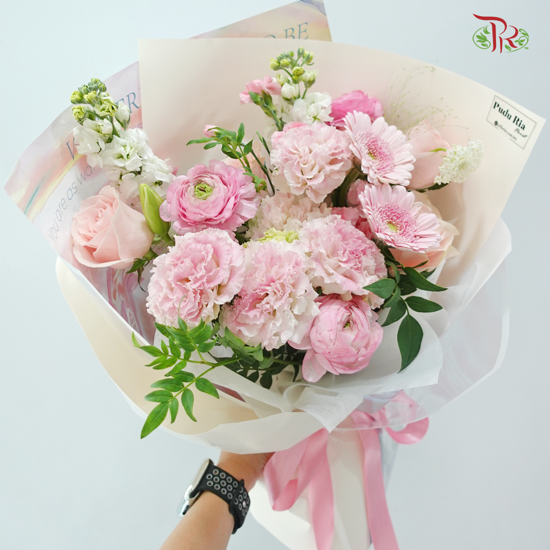 Signature Weekly Flower Bunch - Sugar Blush (Big Bunch)