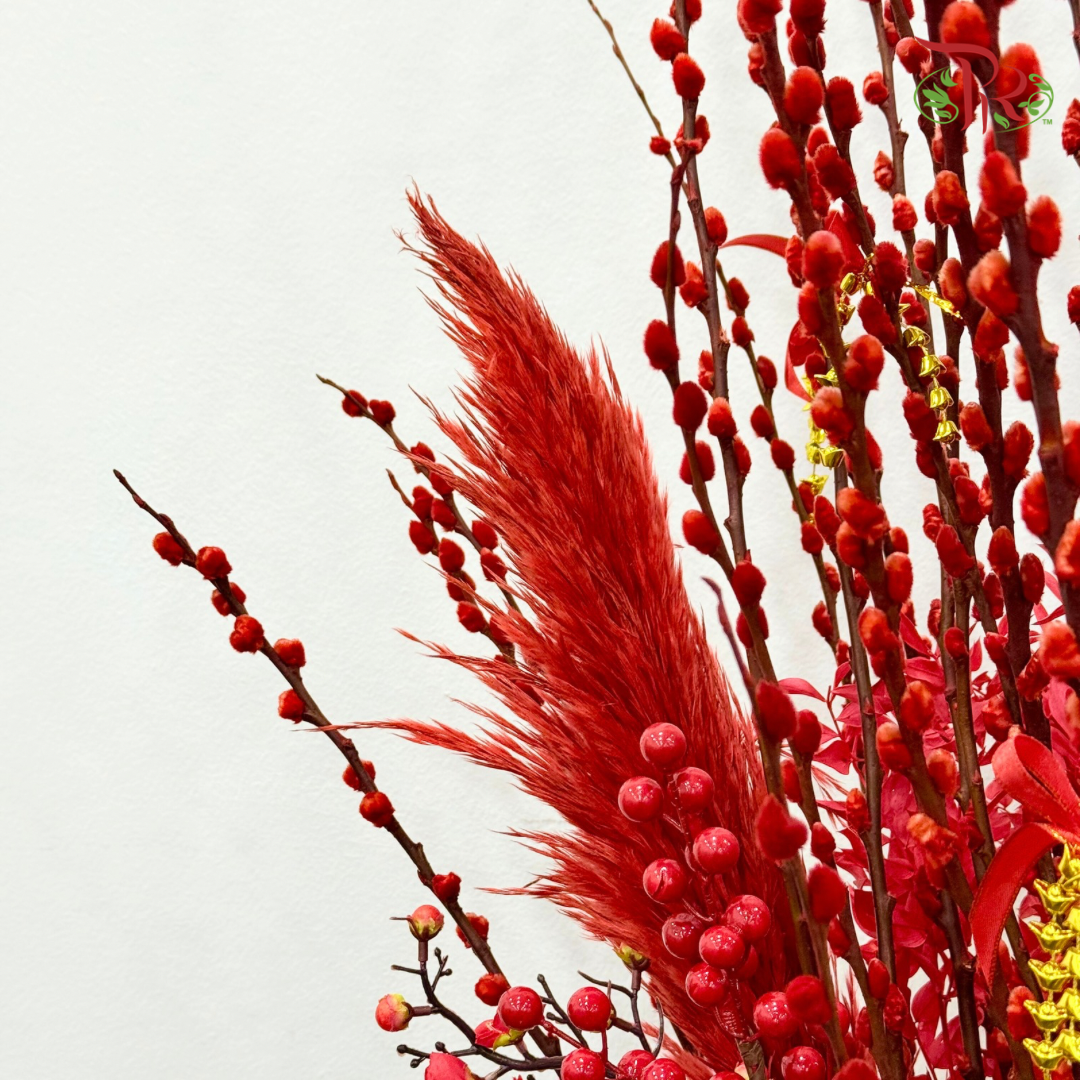 【CNY 2026】Auspicious Flame of Prosperity (XL size) 《瑞焰满堂 · 百福迎春》