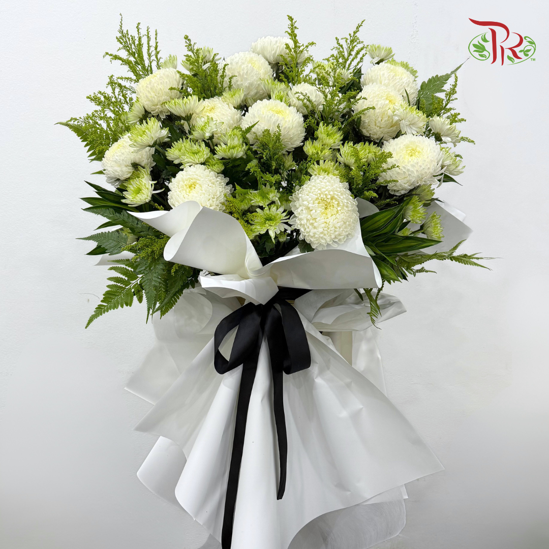 Condolence Wood Stand- Pure Serenity