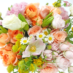 Signature Weekly Flower Bunch - Apricot Sunset Blush (Big Bunch)