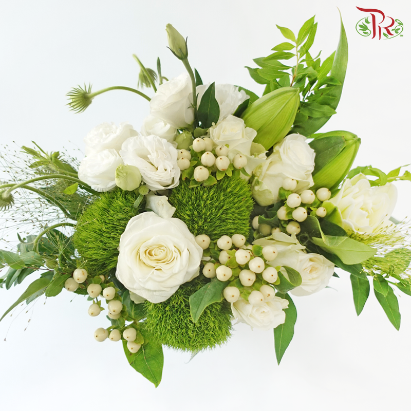 Signature Weekly Flower Bunch - Whispering Green Serenity (Big Bunch)