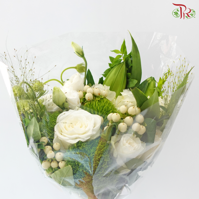 Signature Weekly Flower Bunch - Whispering Green Serenity (Big Bunch)
