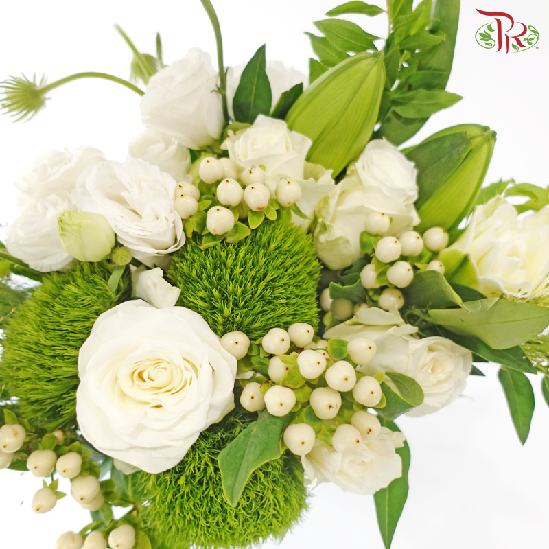 Signature Weekly Flower Bunch - Whispering Green Serenity (Big Bunch)