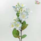 61cm - Artificial Jasmine Spray - Blue (5 Stems)