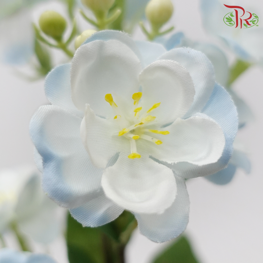 61cm - Artificial Jasmine Spray - Blue (5 Stems)