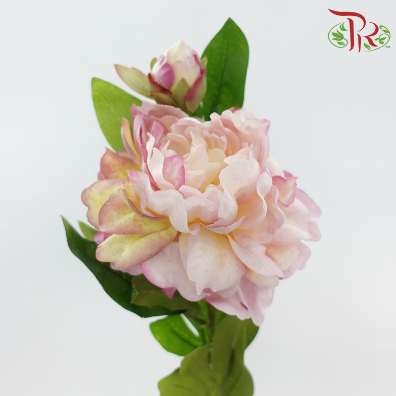 63cm - Artificial Peony Spray - Lavender (5 Stems)