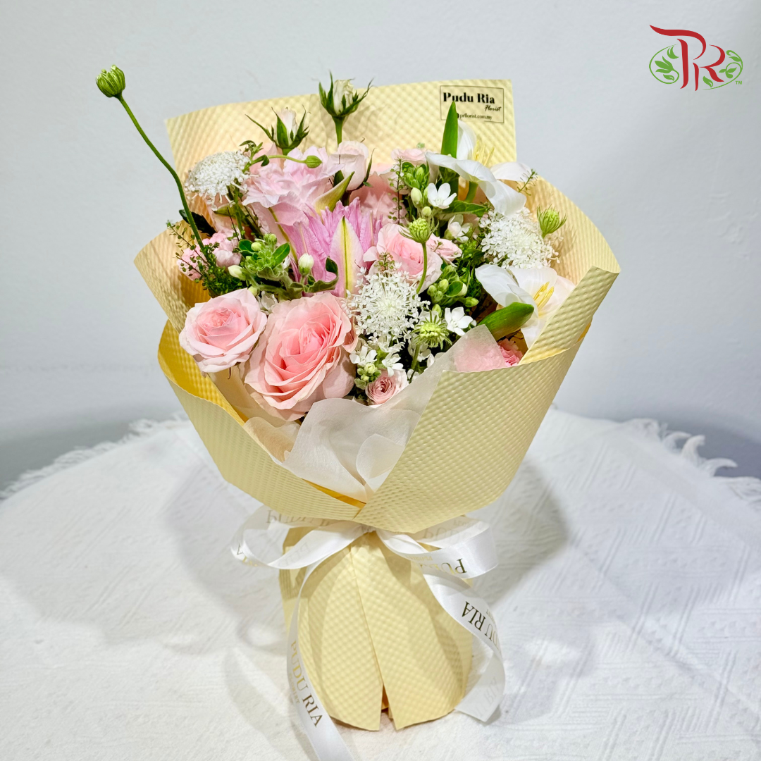 Signature Weekly Flower Bunch - Fairy Pink Garden (Big Bunch)