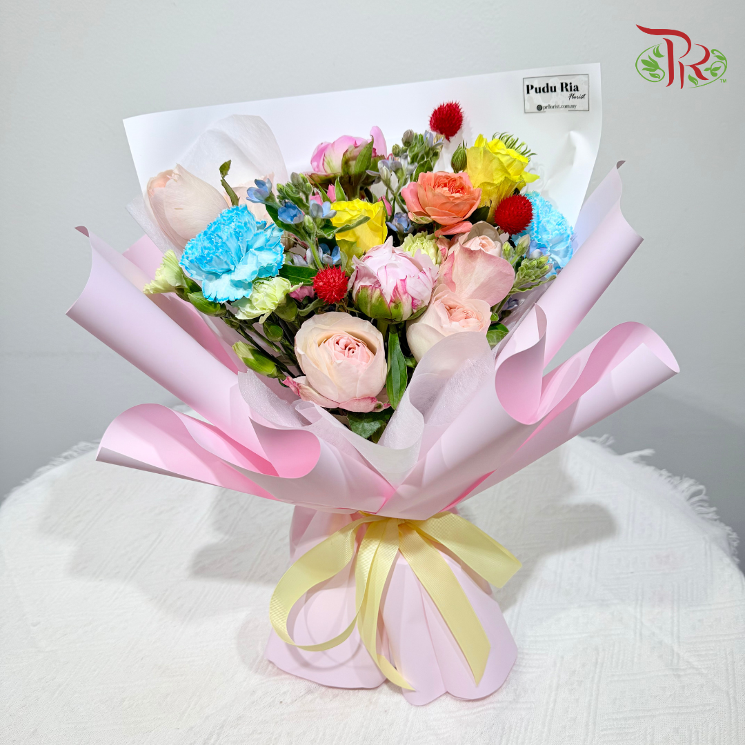 Signature Weekly Flower Bunch - Blooming Rainbow Joy (Big Bunch)