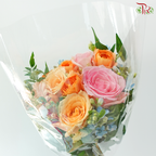 Signature Weekly Flower Bunch - Tangerine Blush Dream (Medium Bunch)