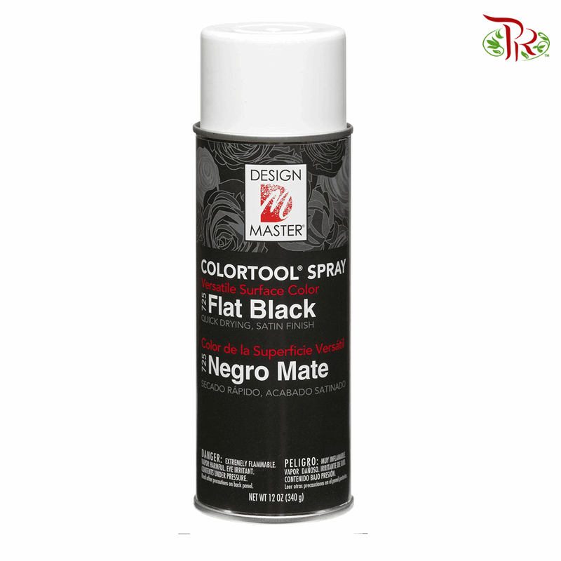 Design Master Colortool Spray -Flat Black (725)