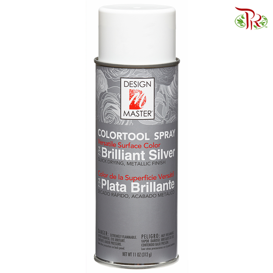 Design Master Colourtool Spray- Brilliant Silver (734)