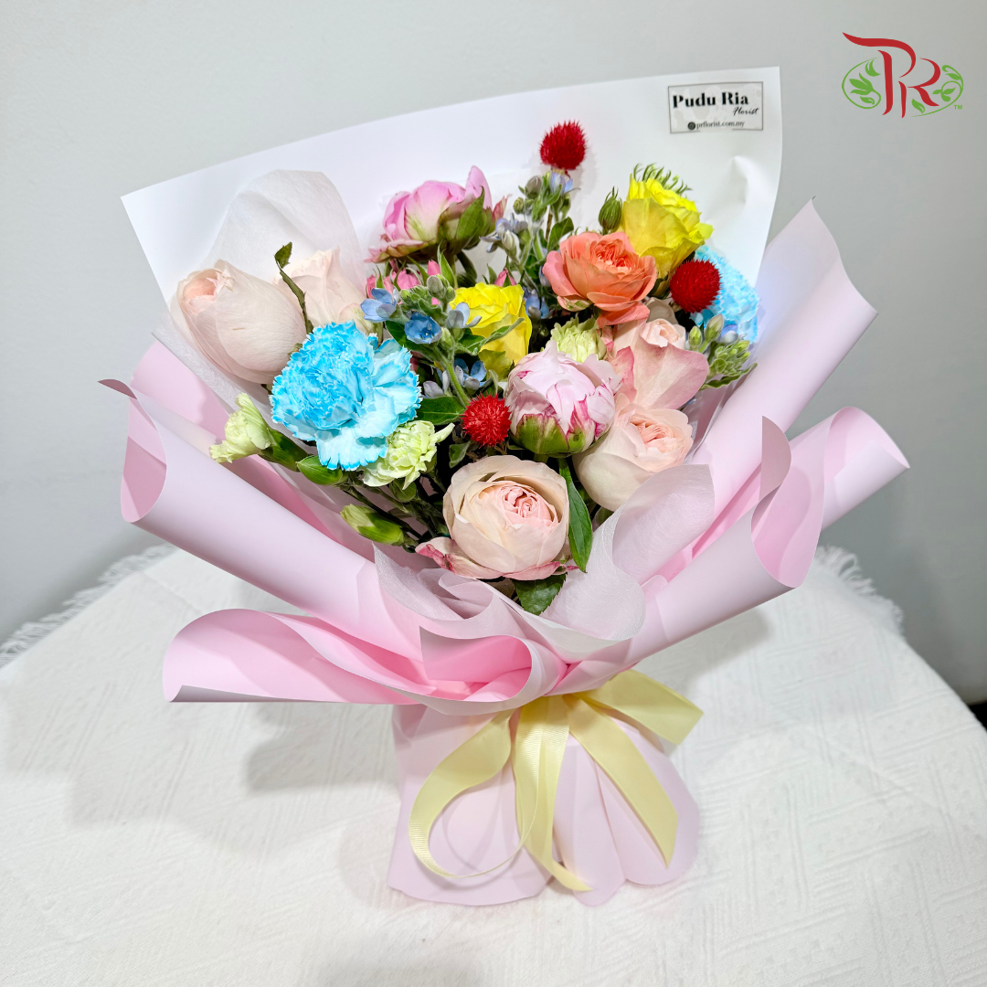 Signature Weekly Flower Bunch - Blooming Rainbow Joy (Big Bunch)