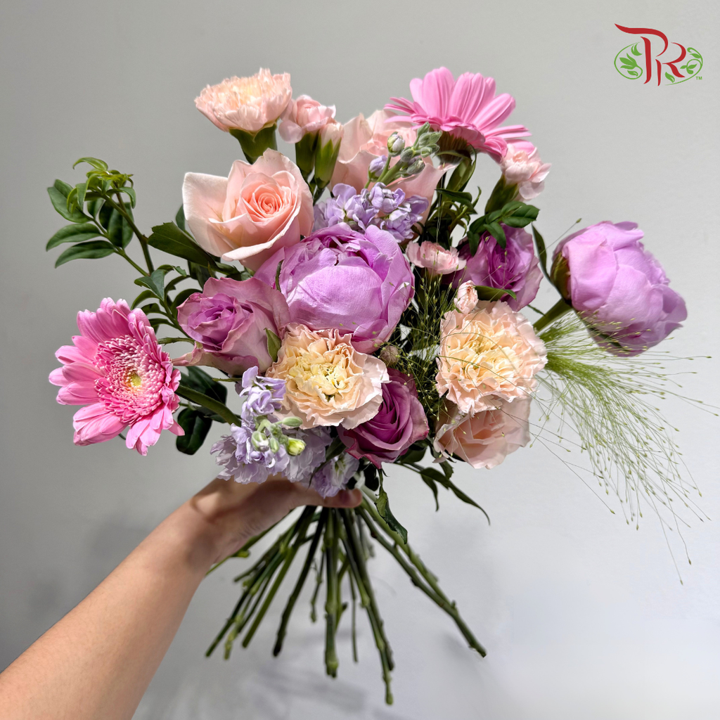 Signature Weekly Flower Bunch - Peony Fairy Moonlight (Big Bunch)
