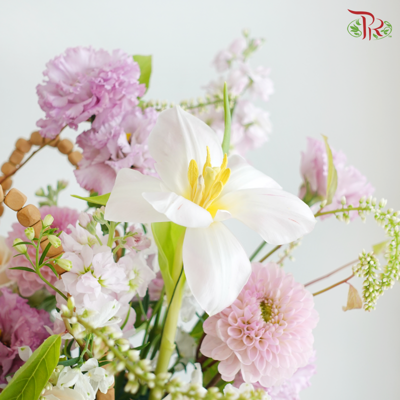 Lilac Poetry Garden Flower Basket