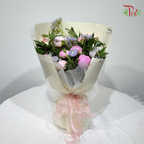 Blooming Garden Peonies Hand Bouquet