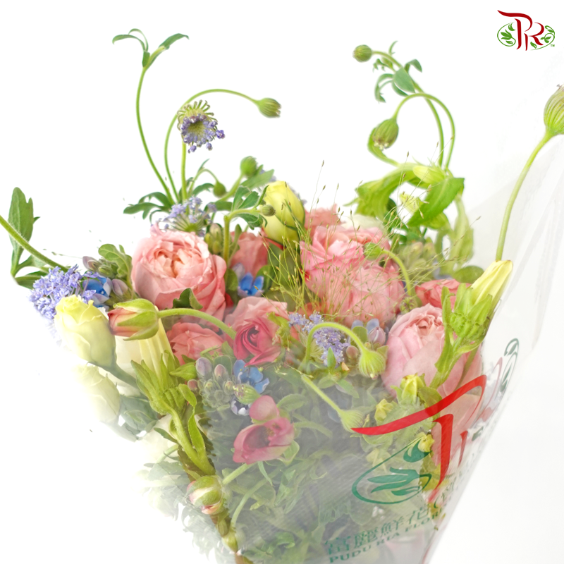 Signature Weekly Flower Bunch - Pink Butterfly Kiss (Medium Bunch)