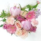 Signature Weekly Flower Bunch - Peony Fairy Moonlight (Big Bunch)
