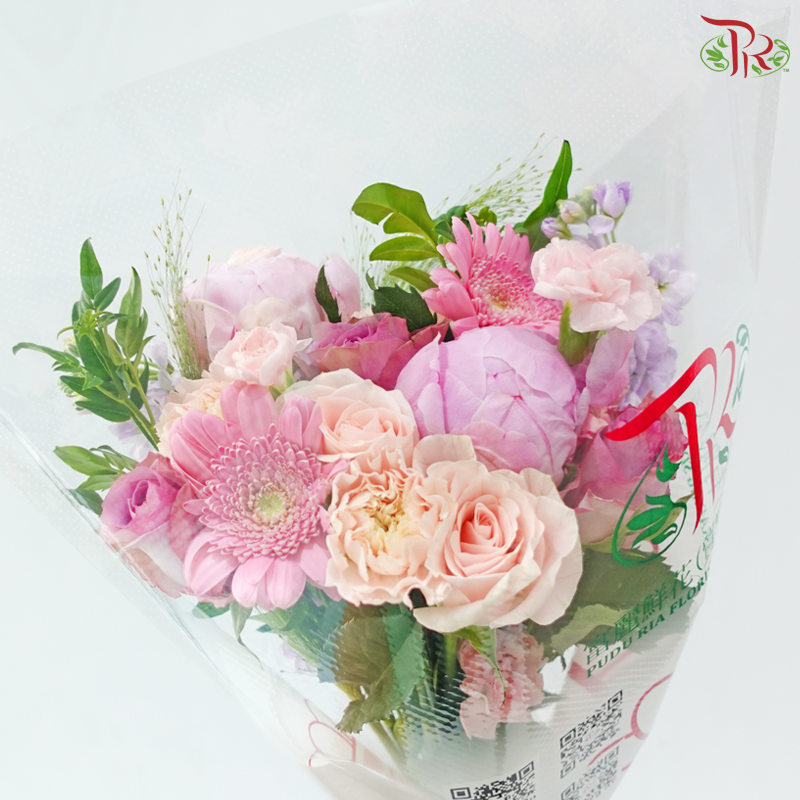Signature Weekly Flower Bunch - Peony Fairy Moonlight (Big Bunch)