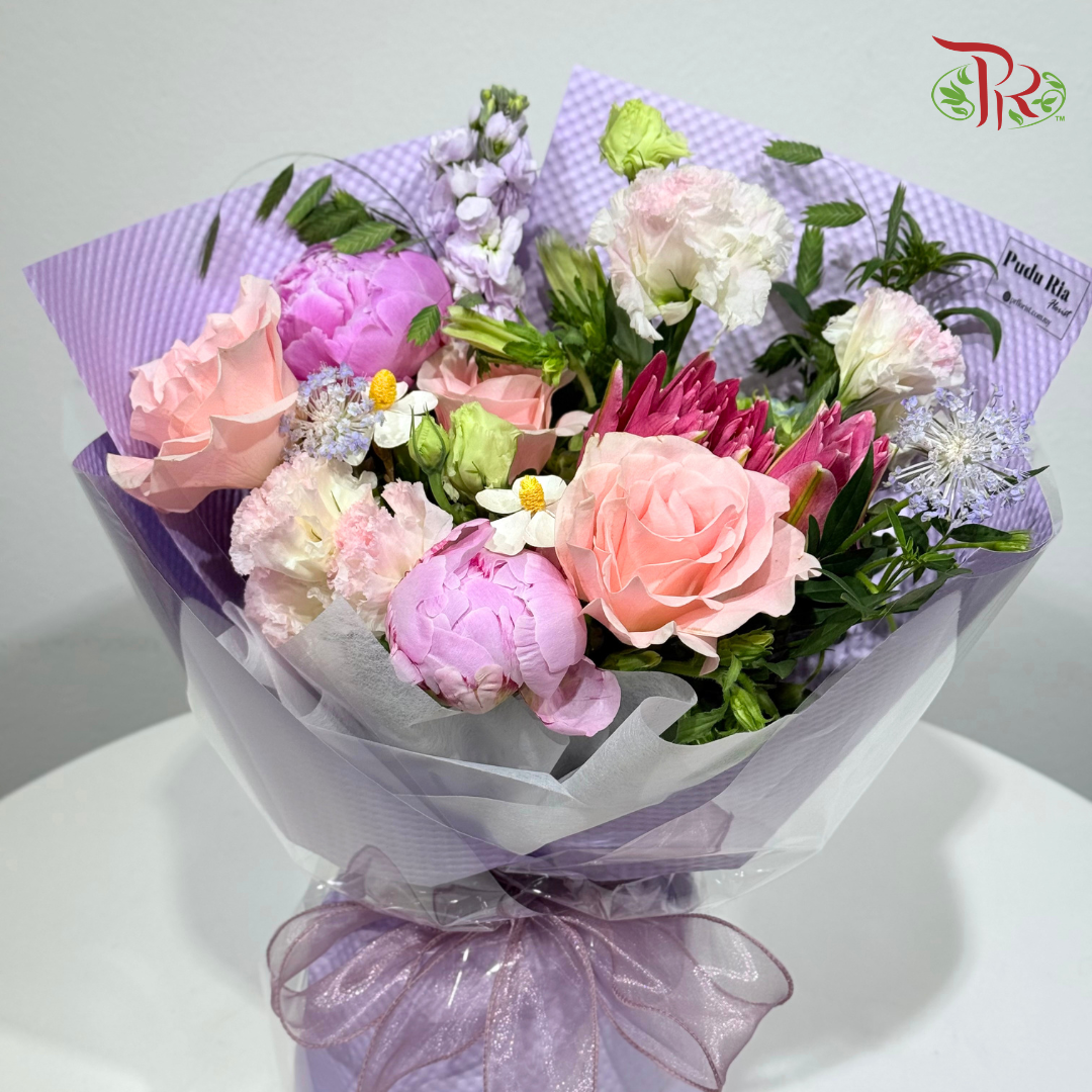 Signature Weekly Flower Bunch - Pink Botanical Symphony (Big Bunch)