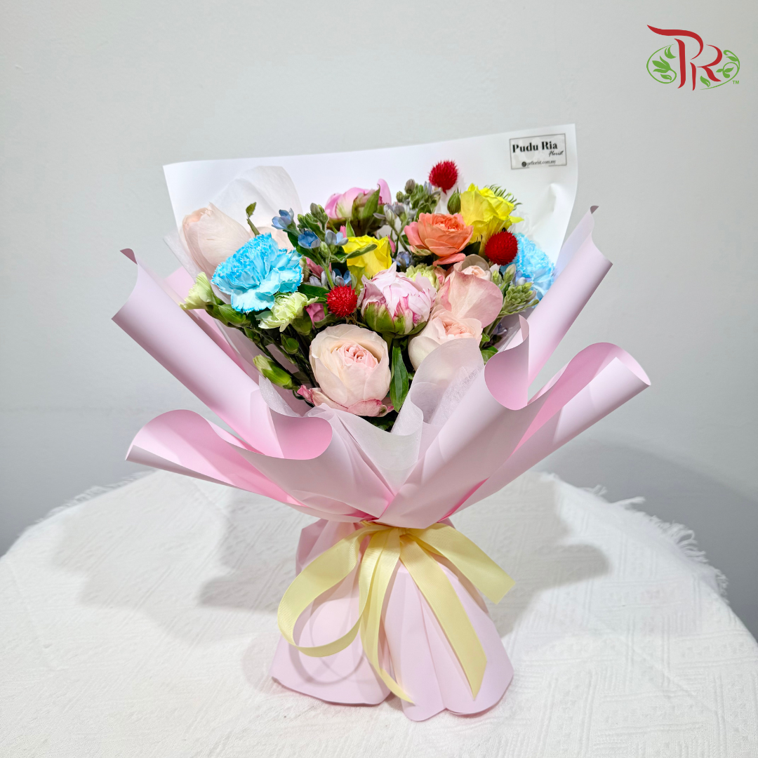 Signature Weekly Flower Bunch - Blooming Rainbow Joy (Big Bunch)