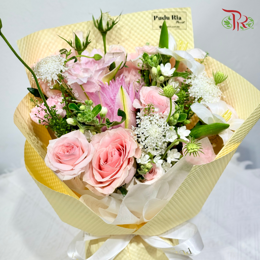 Signature Weekly Flower Bunch - Fairy Pink Garden (Big Bunch)