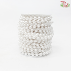 8MM Pearl White Bead Ribbon (17 Meter)-Pudu Ria Florist-prflorist.com.my