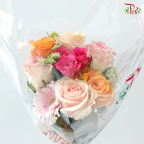 Signature Weekly Flower Bunch - Golden Blush Sunset  (Medium Bunch)