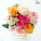 Signature Weekly Flower Bunch - Golden Blush Sunset  (Medium Bunch)