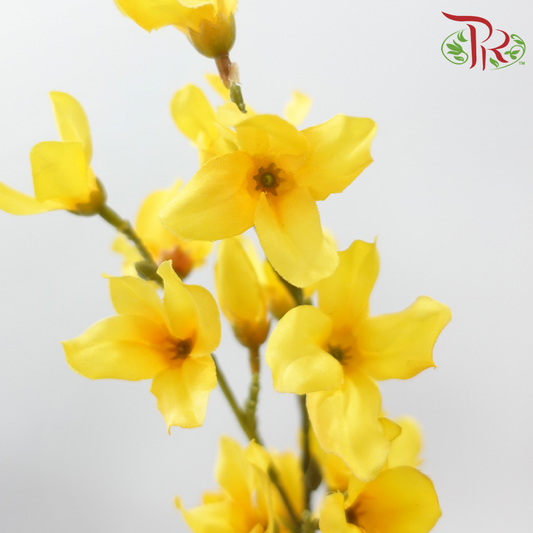 94cm - Artificial Forsythia Spray - Yellow (5 Stems)