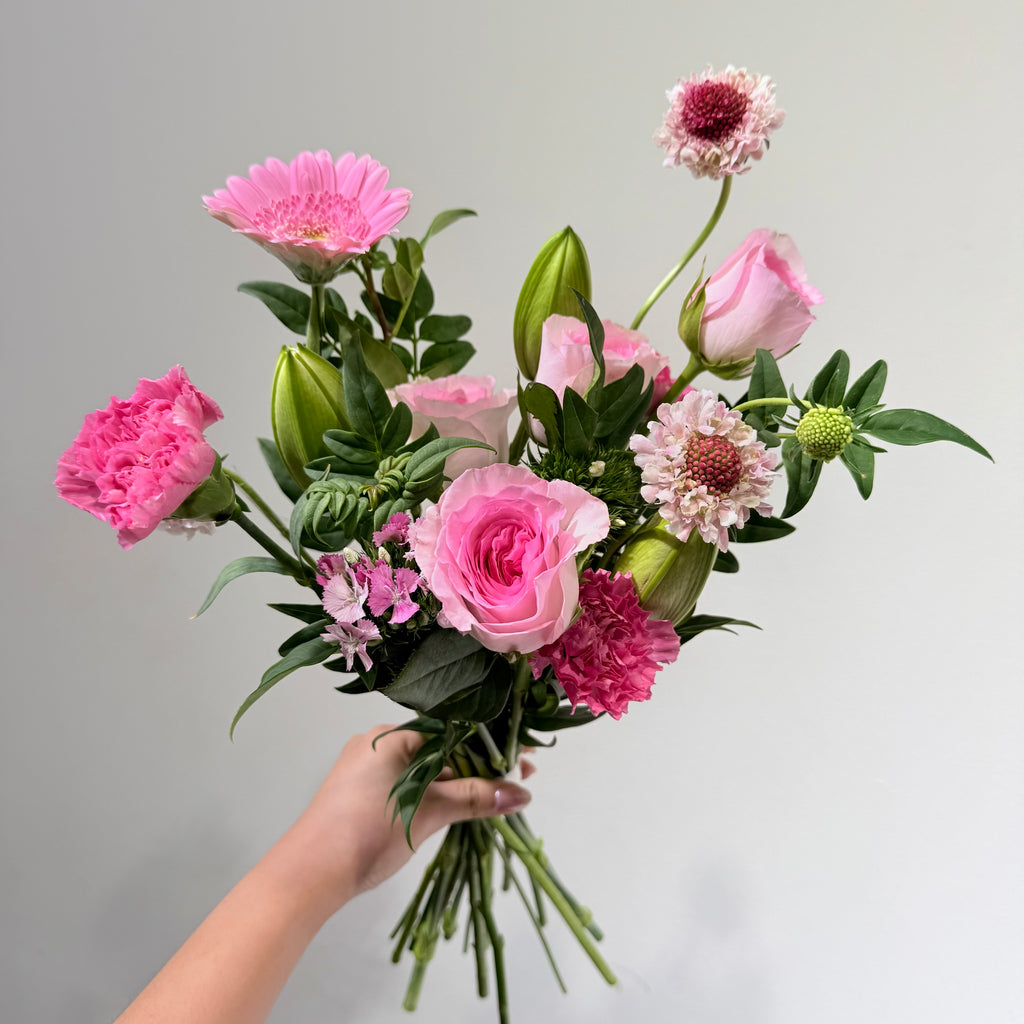 Signature Weekly Flower Bunch - Pink Petal Crush (Medium Bunch)