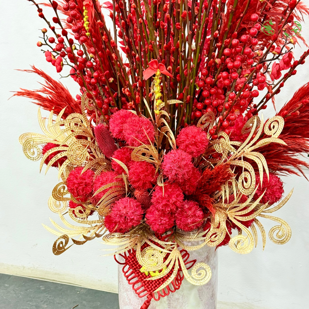 【CNY 2026】Auspicious Flame of Prosperity (XL size) 《瑞焰满堂 · 百福迎春》