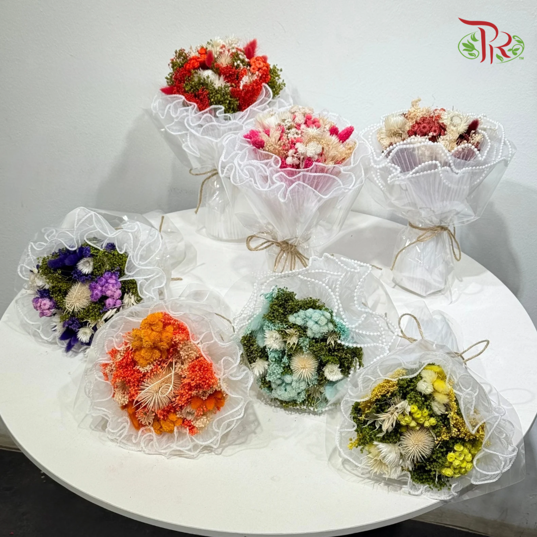 Mini Everlasting Hand Bouquet (Dried Flower)
