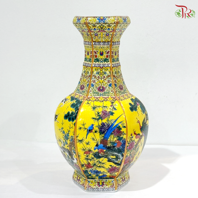 A65 Ceramic Qing Hua Vase (A65CQHP)