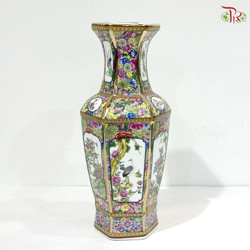 A65 Ceramic Qing Hua Vase (A65CQHP)
