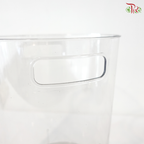 Acrylic Round Container With Handle Hole (With Size Options)